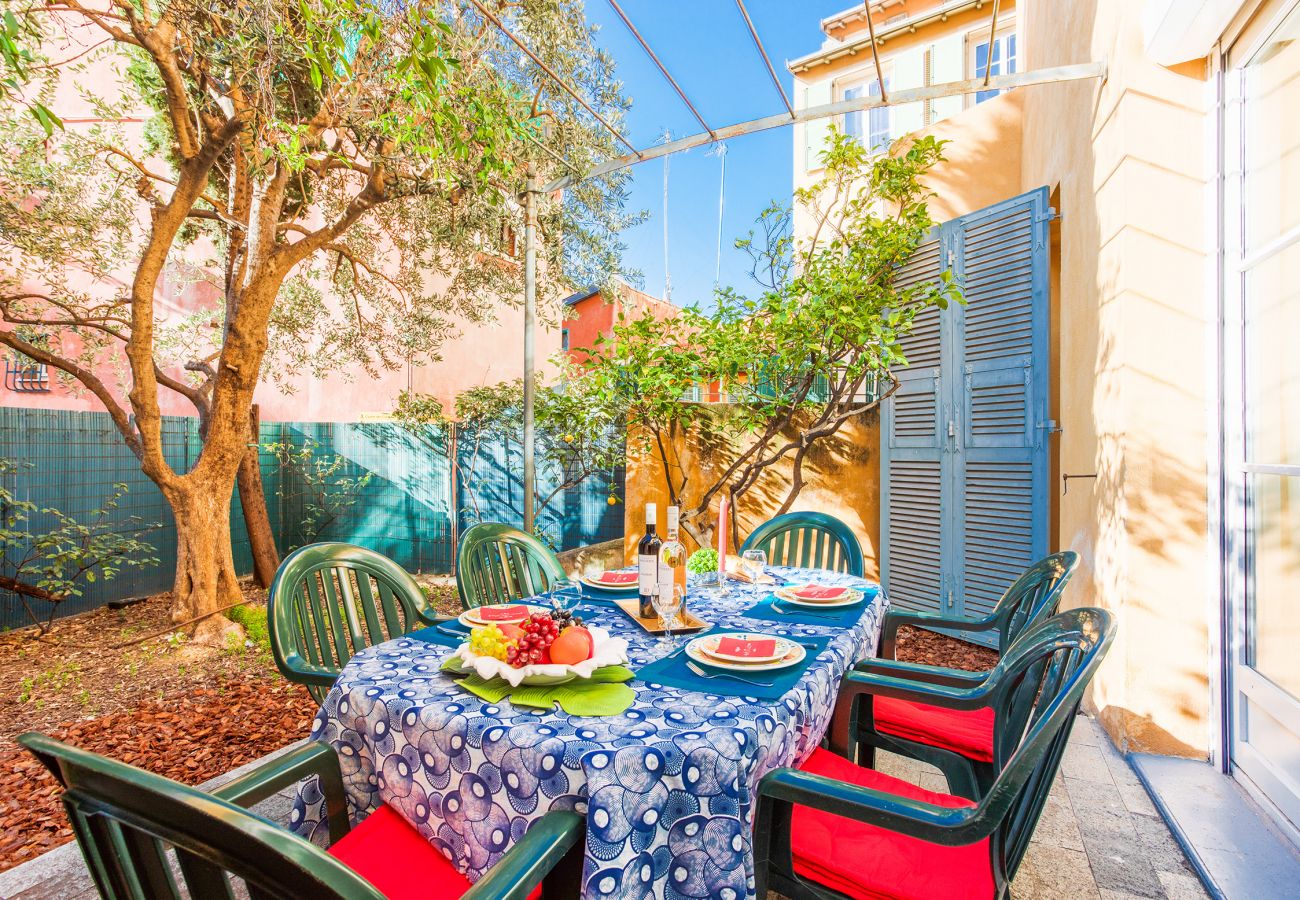 Terrace with dining area