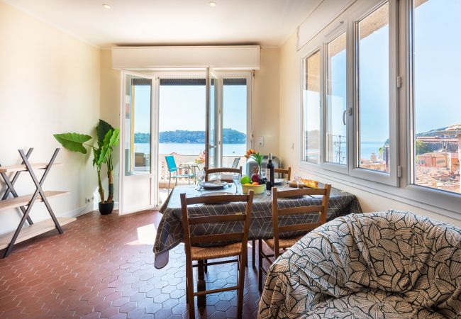 Studio in Villefranche-sur-Mer - LE BELVEDERE, Very nice apartment with its terrace, sea view by RIVIERA HOLIDAY HOMES