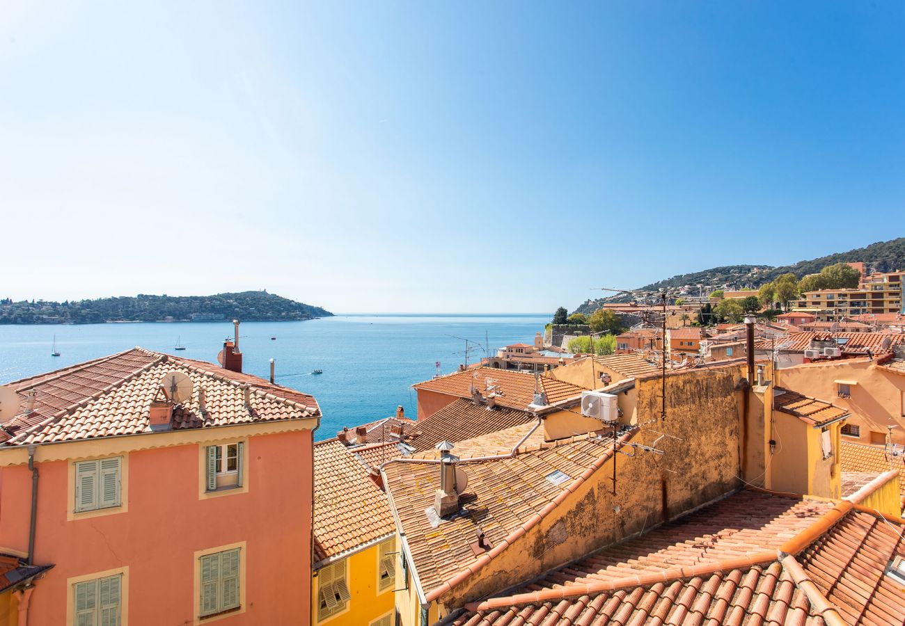 Studio in Villefranche-sur-Mer - LE BELVEDERE, Very nice apartment with its terrace, sea view by RIVIERA HOLIDAY HOMES