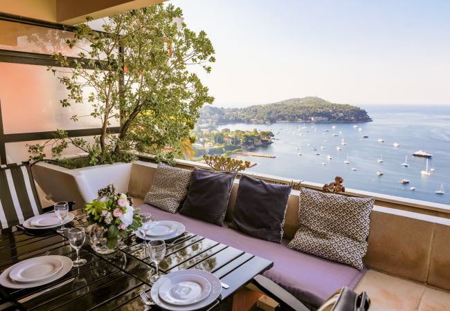 Studio in Villefranche-sur-Mer - LE CAP II, Terrace apartment with magnificent Sea View, near center by RIVIERA HOLIDAY HOMES Studio in Villefranche-sur-Mer - LE CAP II, Terrace apartment with magnificent Sea View, near center by RIVIERA HOLIDAY HOMES