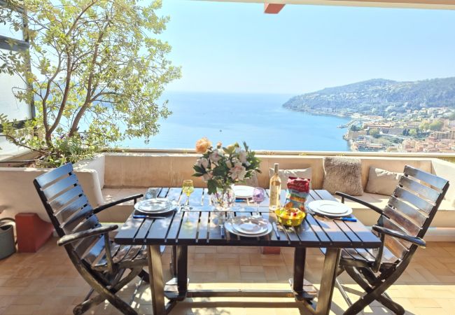 Studio in Villefranche-sur-Mer - LE CAP II, Terrace apartment with magnificent Sea View, near center by RIVIERA HOLIDAY HOMES
