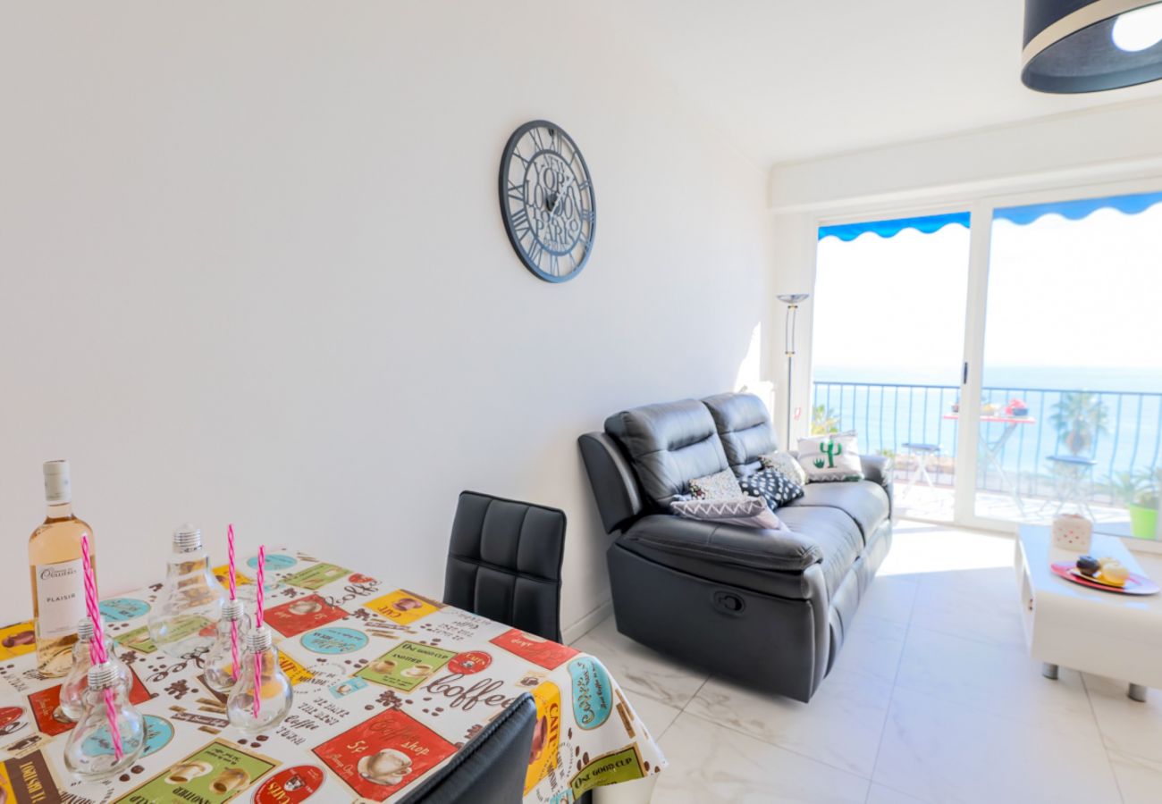 Living room with dining area