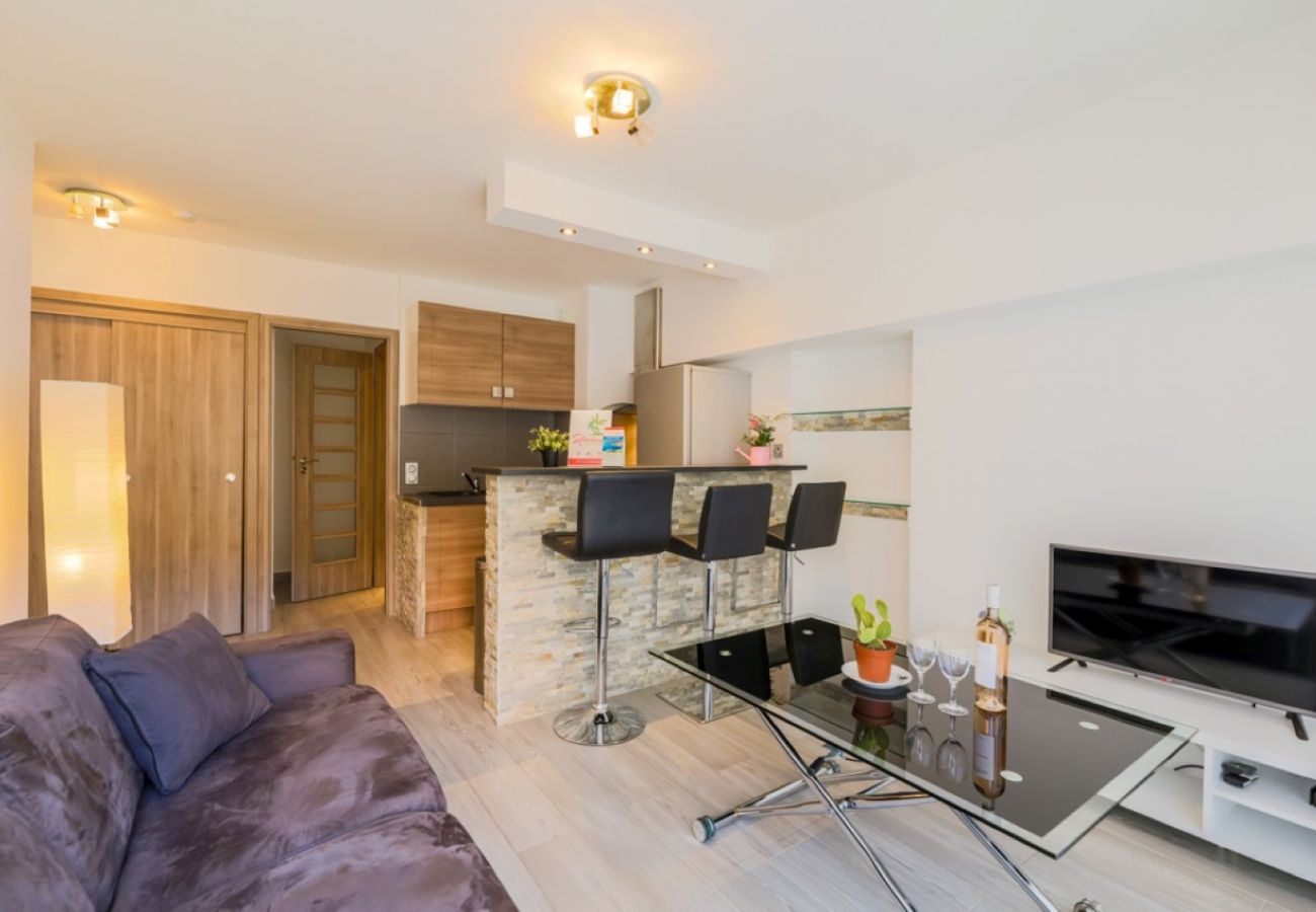 Kitchen open to the living room