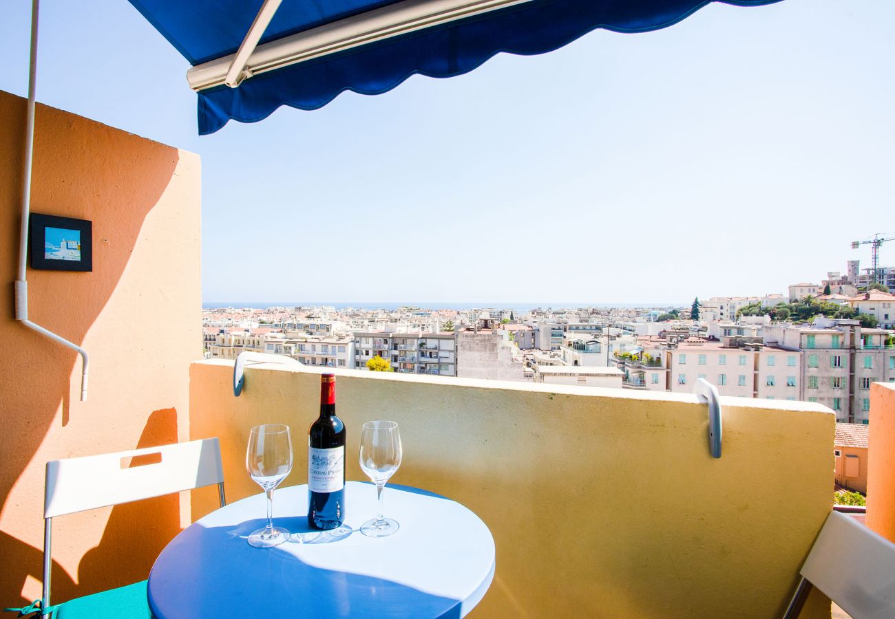  Balcony with table and chairs