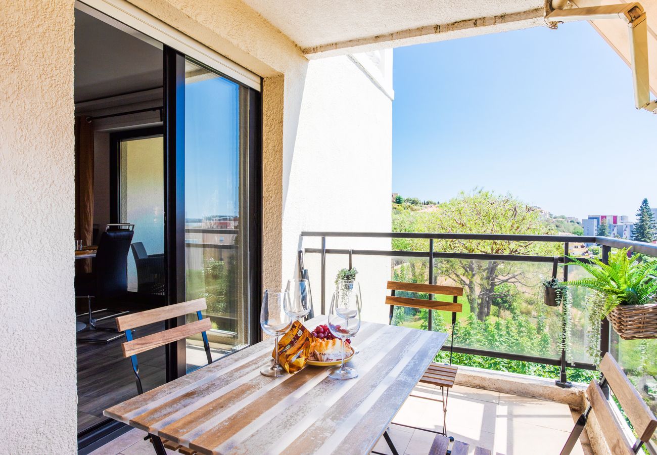 Terrace with dining area