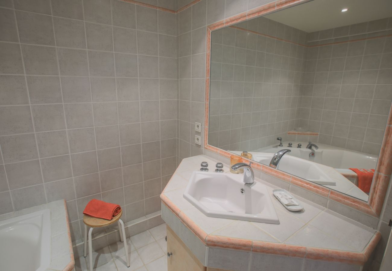 Bathroom with large mirror Bathroom
