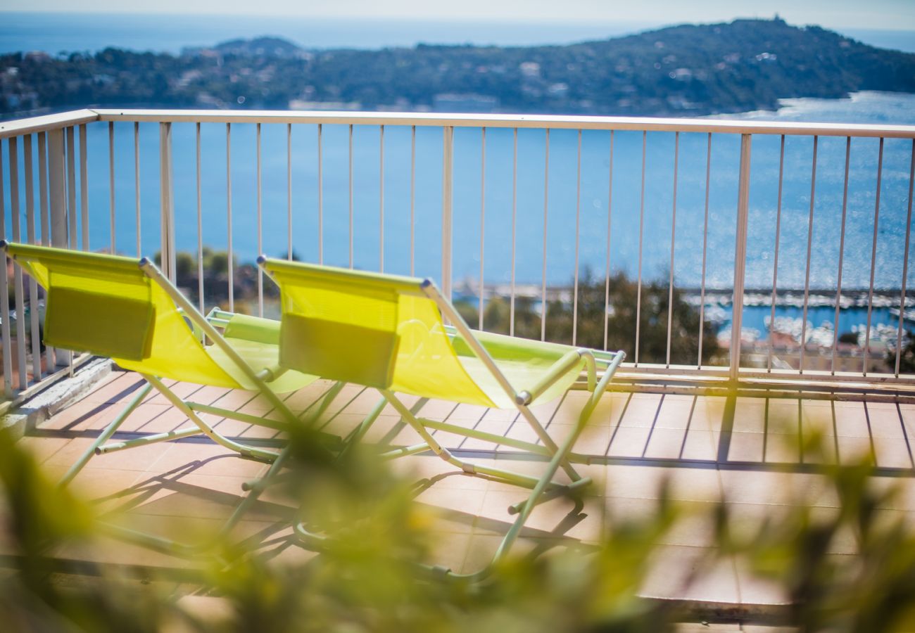 Апартаменты на Вильфранш-сюр-Мер - LE CALIFORNIA, Magnifique appartement, terrasse avec piscine, vue sur mer  by RIVIERA HOLIDAY HOMES
