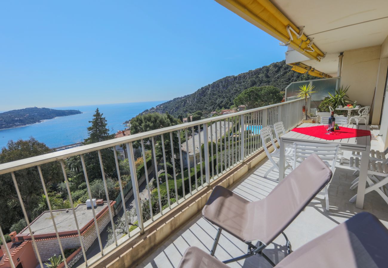 Апартаменты на Вильфранш-сюр-Мер - LE CALIFORNIA, Magnifique appartement, terrasse avec piscine, vue sur mer  by RIVIERA HOLIDAY HOMES