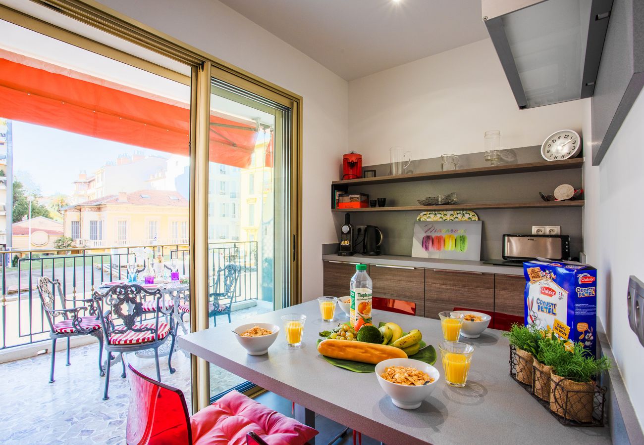 Апартаменты на Ницца / Nice - LE JOFFRE GRIMALDI, Spacieux Appartement, avec terrasse, proche centre by RIVIERA HOLIDAY HOMES